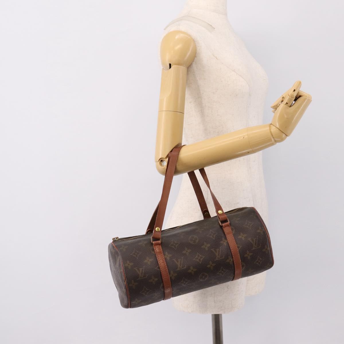 LOUIS VUITTON Monogram Papillon 30 Hand Bag Vintage M51365 LV Auth 202194
