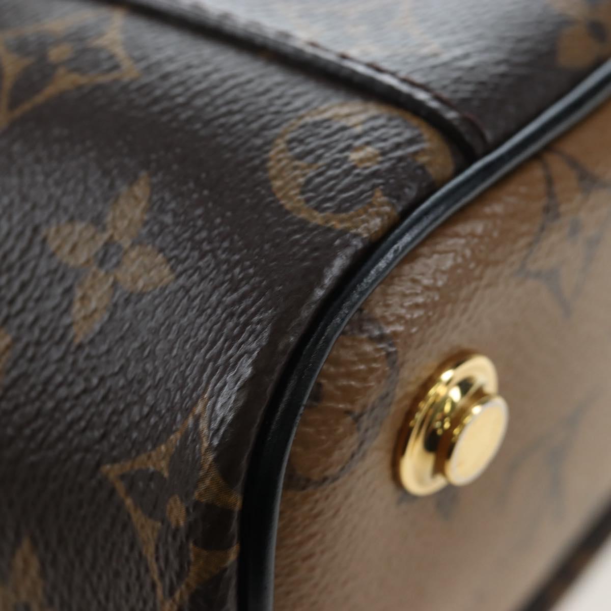 LOUIS VUITTON Monogram Reverse Vanity NVPM Hand Bag 2way M45165 LV Auth 202201SM