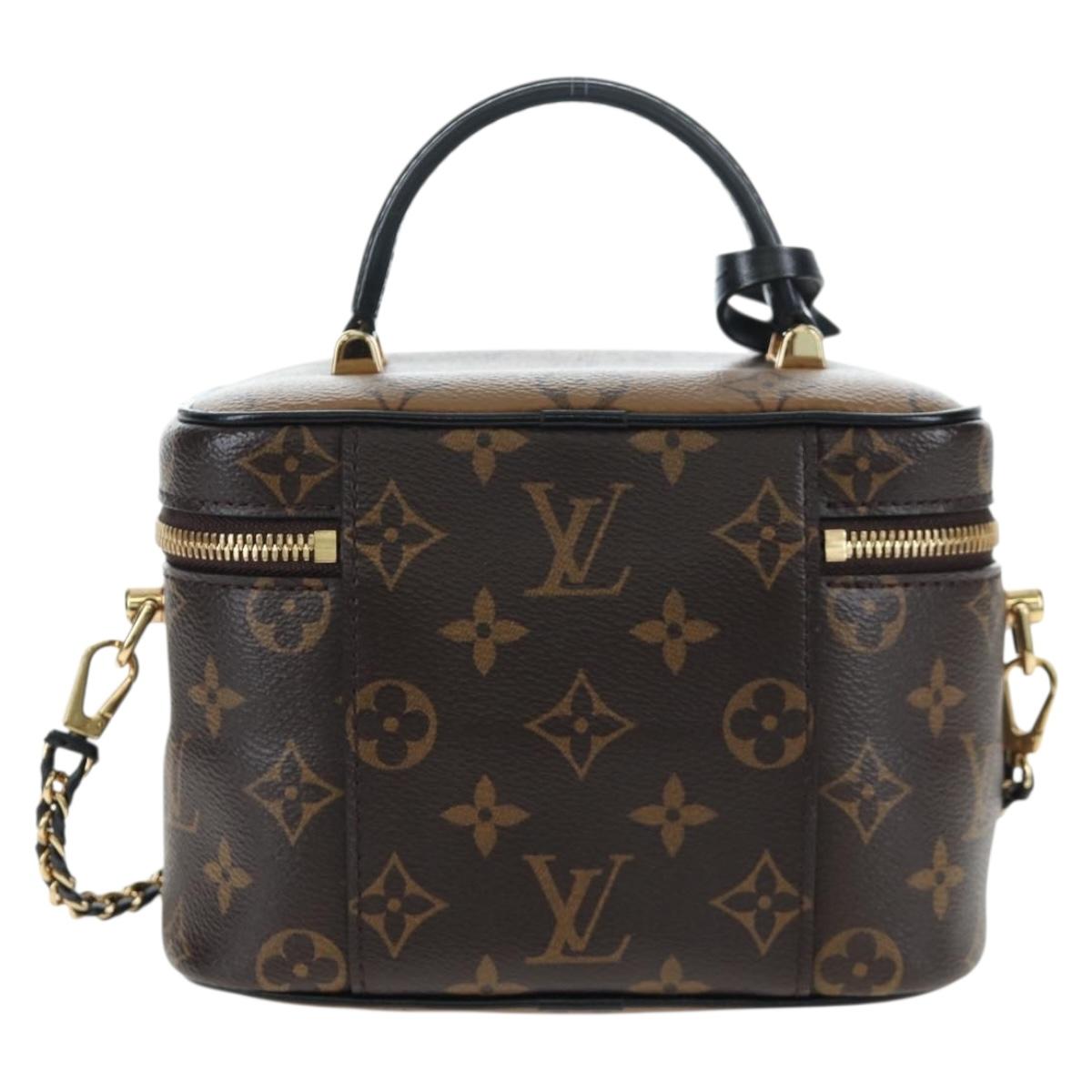 LOUIS VUITTON Monogram Reverse Vanity NVPM Hand Bag 2way M45165 LV Auth 202201SM