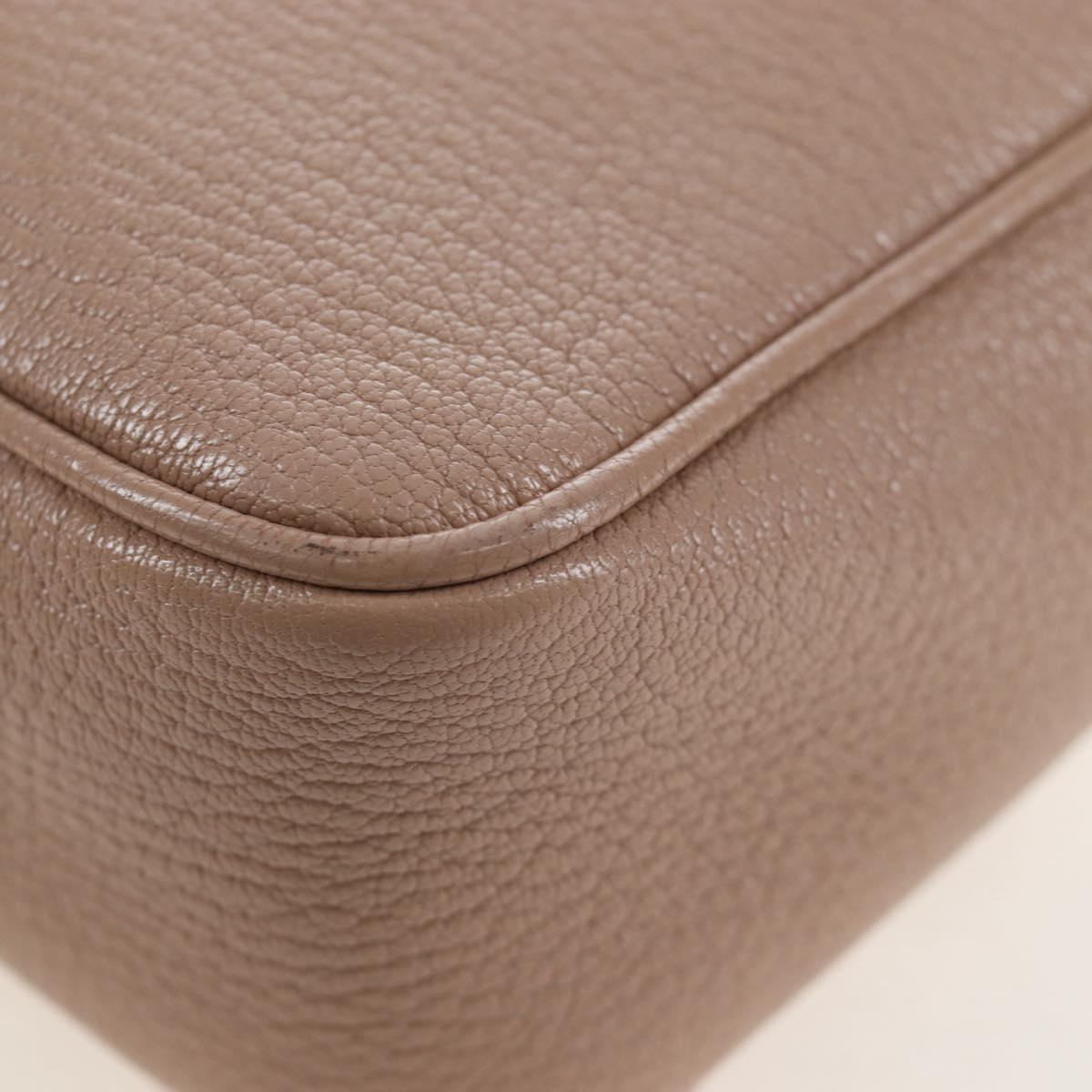 Miu Miu Shoulder Bag Leather 2way Pink Gold Auth 202204M