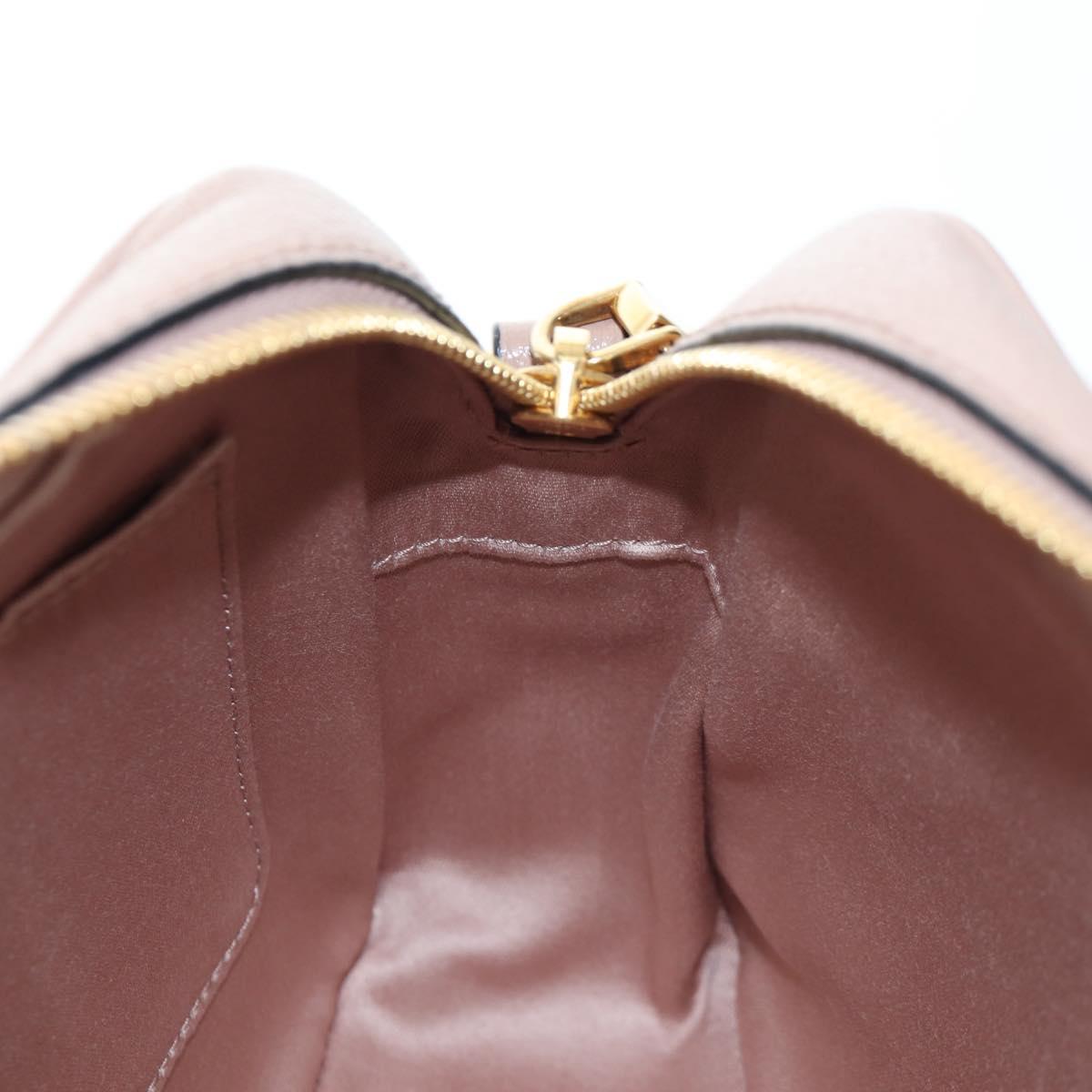 Miu Miu Shoulder Bag Leather 2way Pink Gold Auth 202204M