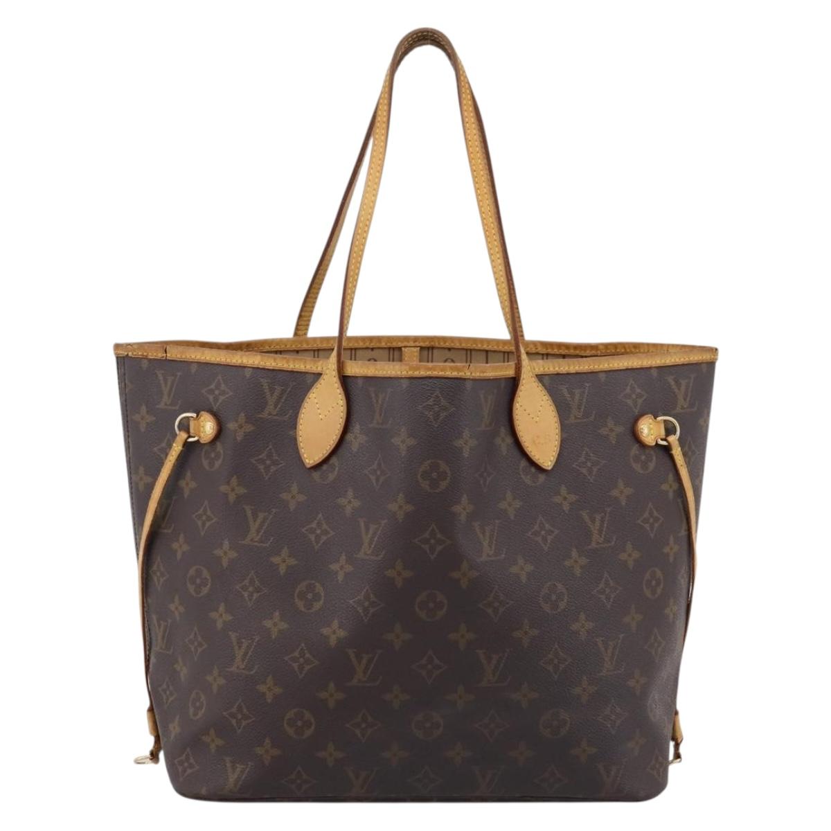 LOUIS VUITTON Monogram Neverfull MM Tote Bag M40156 LV Auth 202208A