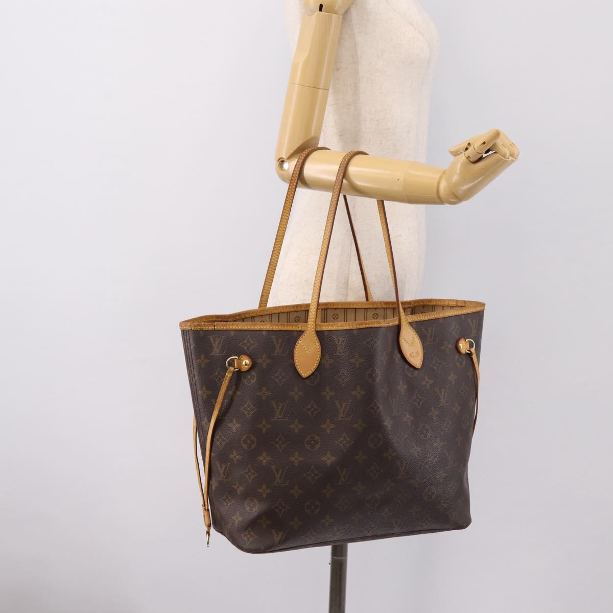 LOUIS VUITTON Monogram Neverfull MM Tote Bag M40156 LV Auth 202208A