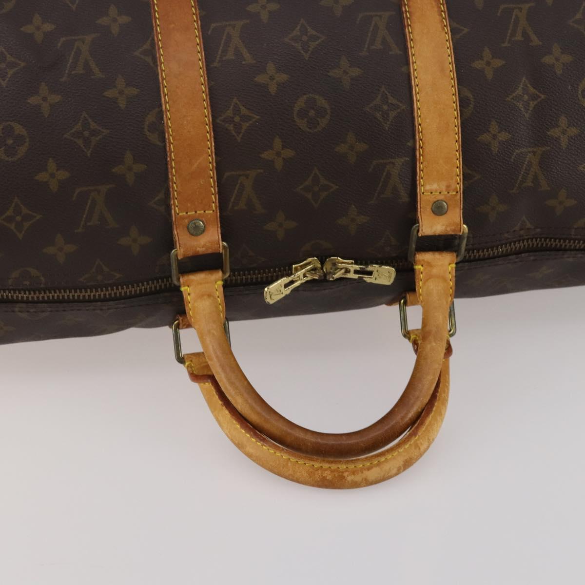 LOUIS VUITTON Monogram Keepall 50 Boston Bag M41426 LV Auth 202210