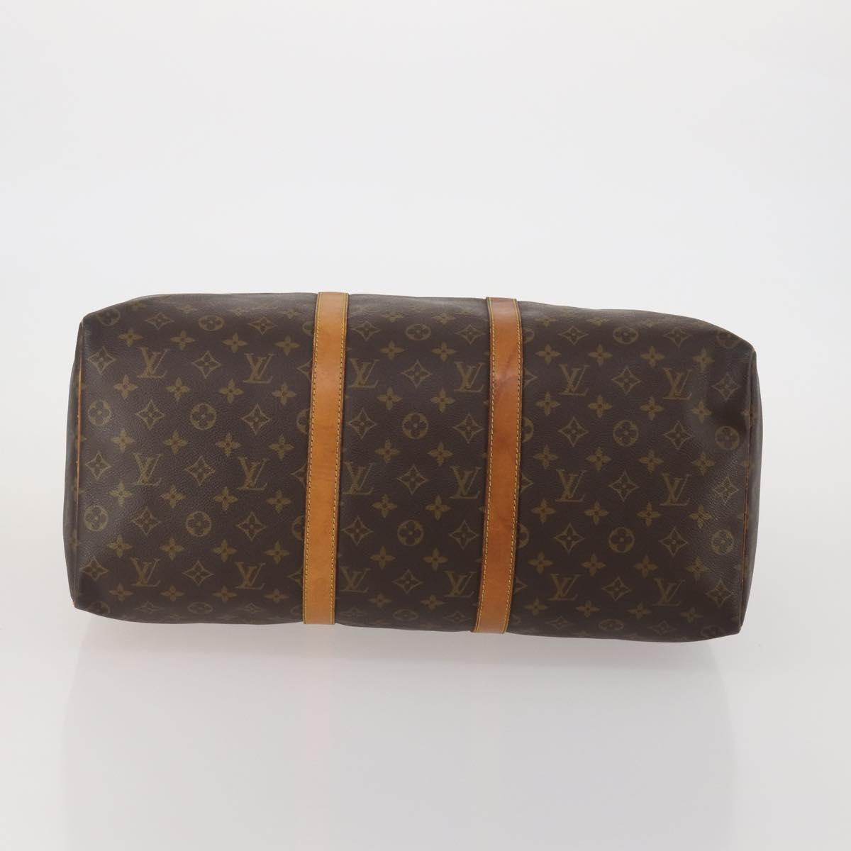 LOUIS VUITTON Monogram Keepall 50 Boston Bag M41426 LV Auth 202210