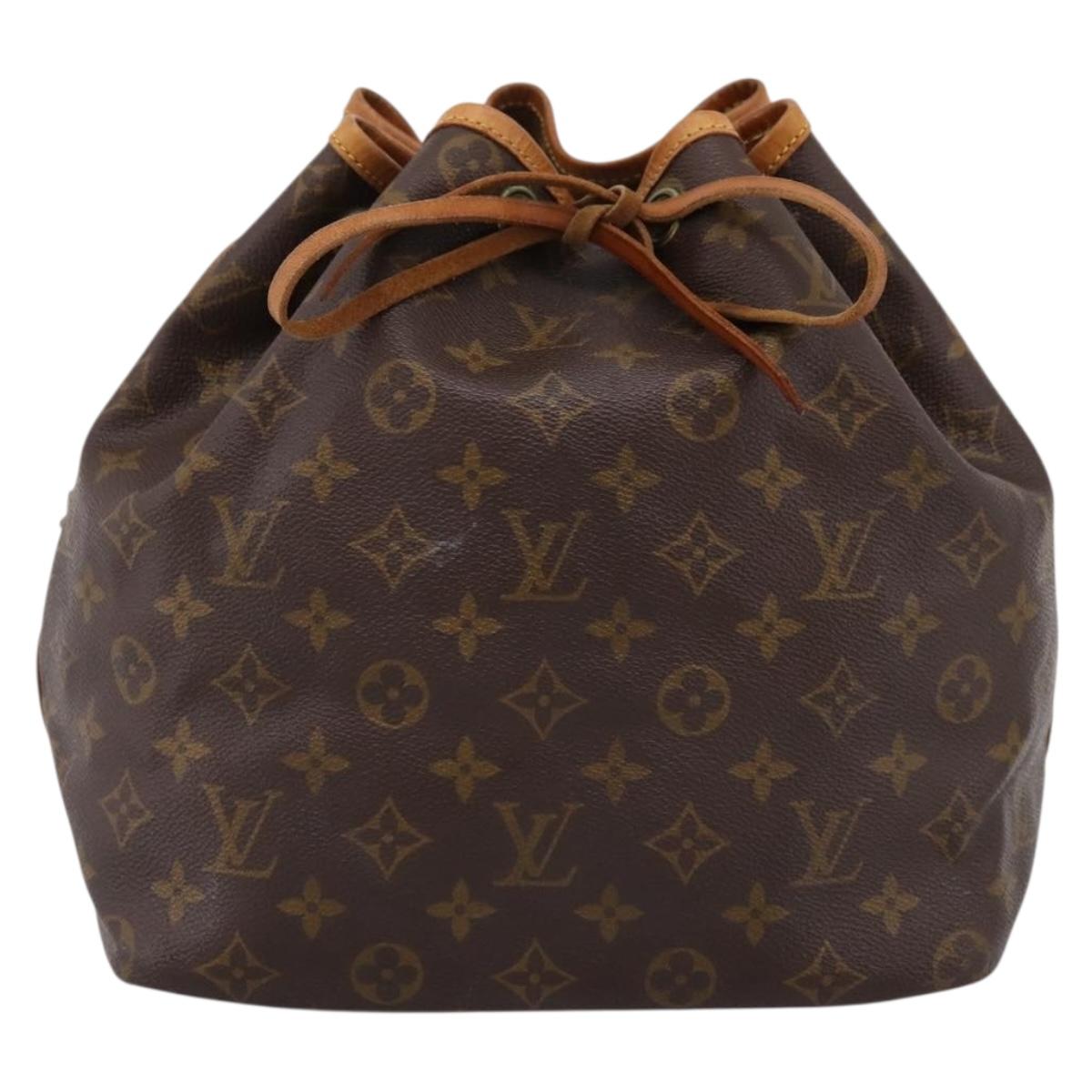 LOUIS VUITTON Monogram Petit Noe Shoulder Bag M42226 LV Auth 202211A