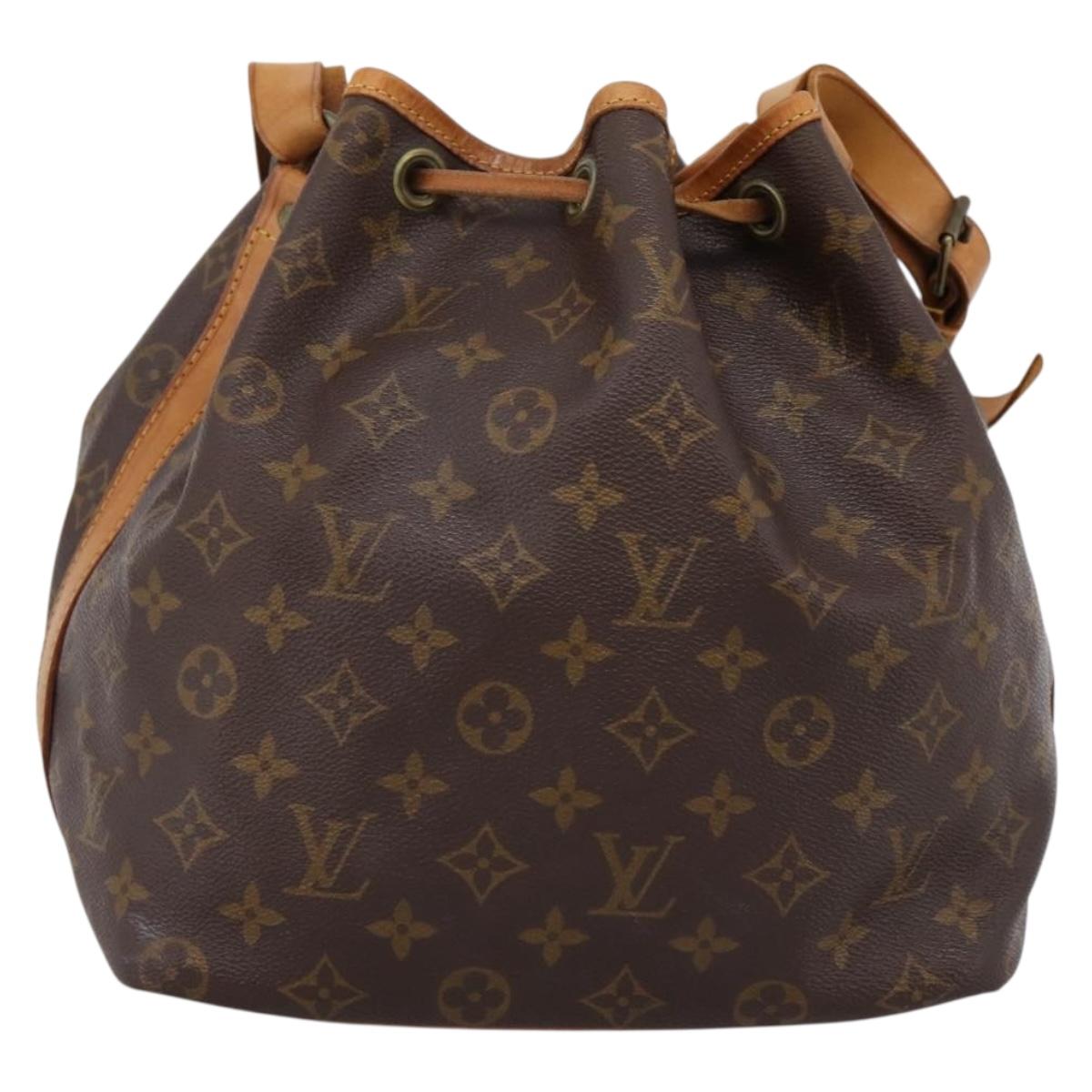 LOUIS VUITTON Monogram Petit Noe Shoulder Bag M42226 LV Auth 202211A