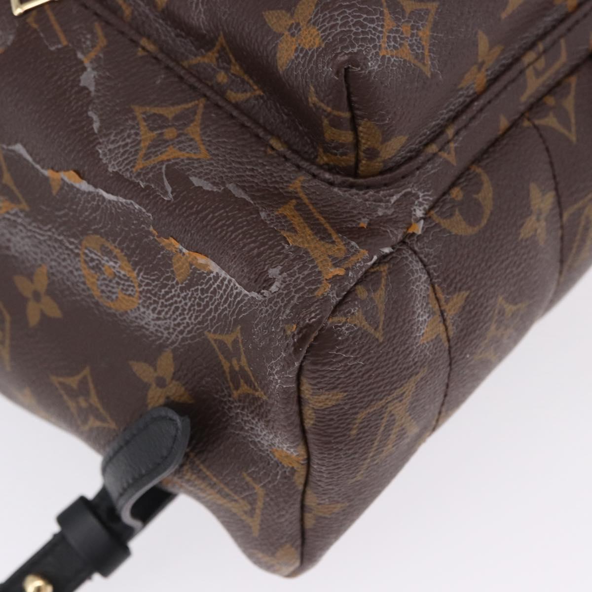 LOUIS VUITTON Monogram Palm Springs MM Backpack M44874 LV Auth 202223