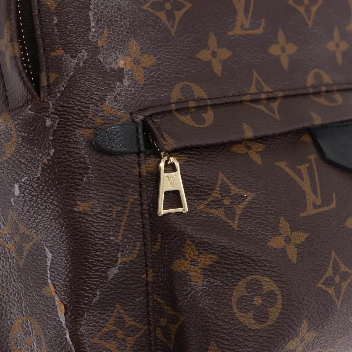 LOUIS VUITTON Monogram Palm Springs MM Backpack M44874 LV Auth 202223