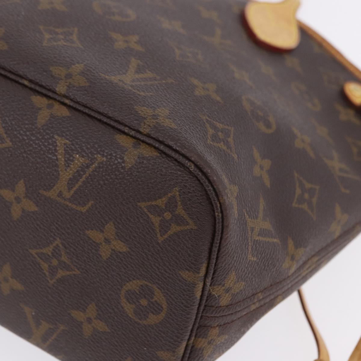 LOUIS VUITTON Monogram Neverfull PM Tote Bag M40155 LV Auth 202230