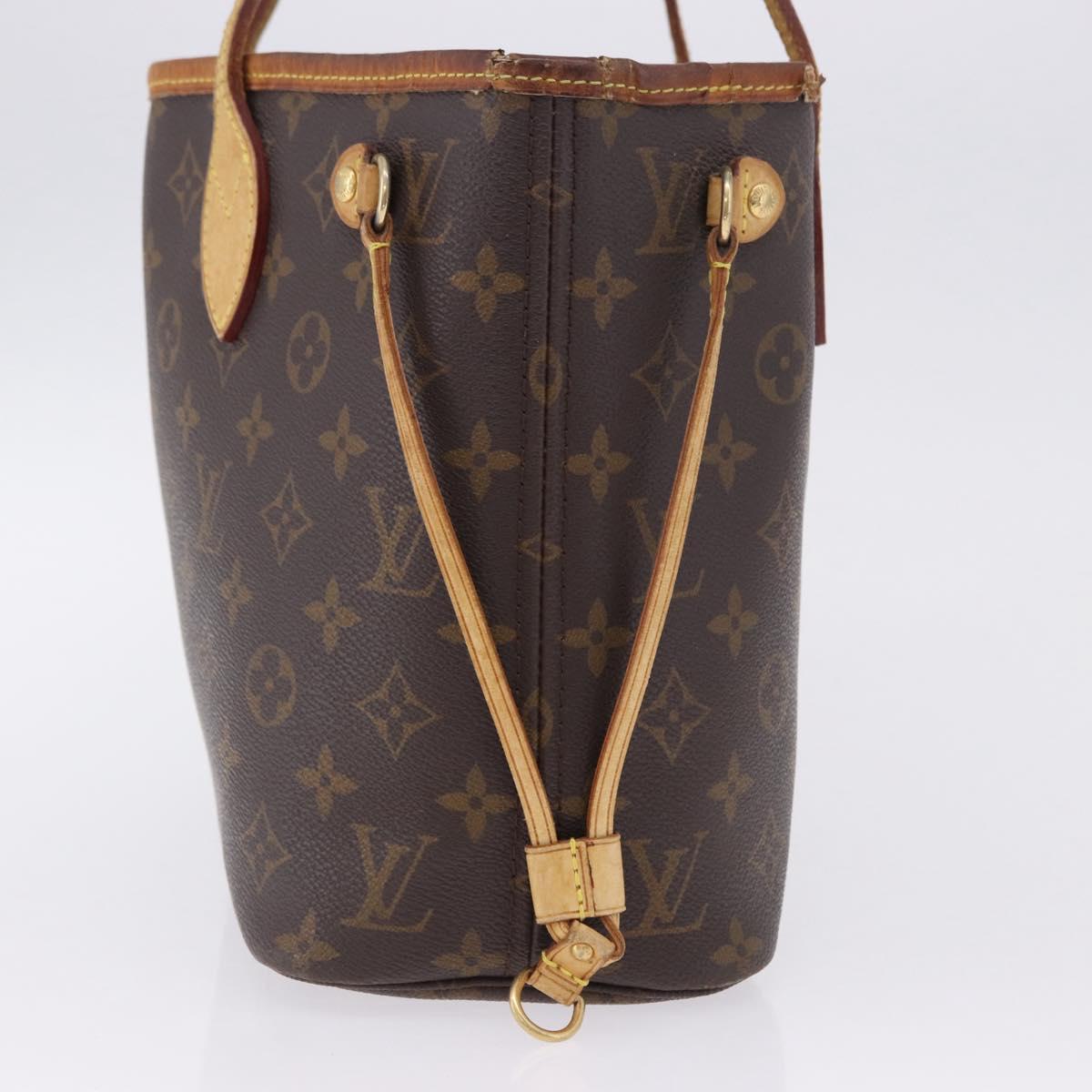LOUIS VUITTON Monogram Neverfull PM Tote Bag M40155 LV Auth 202230