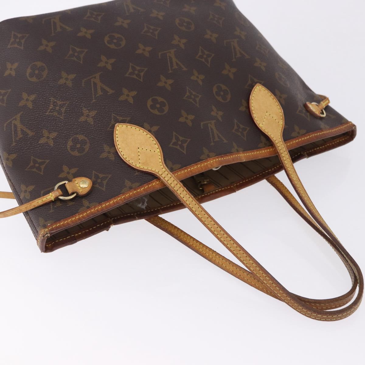 LOUIS VUITTON Monogram Neverfull PM Tote Bag M40155 LV Auth 202230