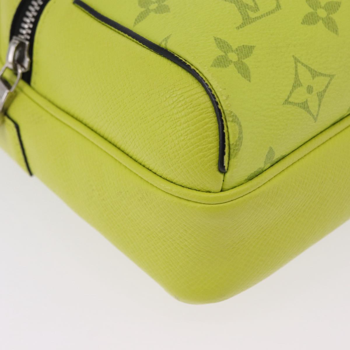 LOUIS VUITTON Taigalama Outdoor Messenger PM Bag Yellow M30239 LV Auth 202236M