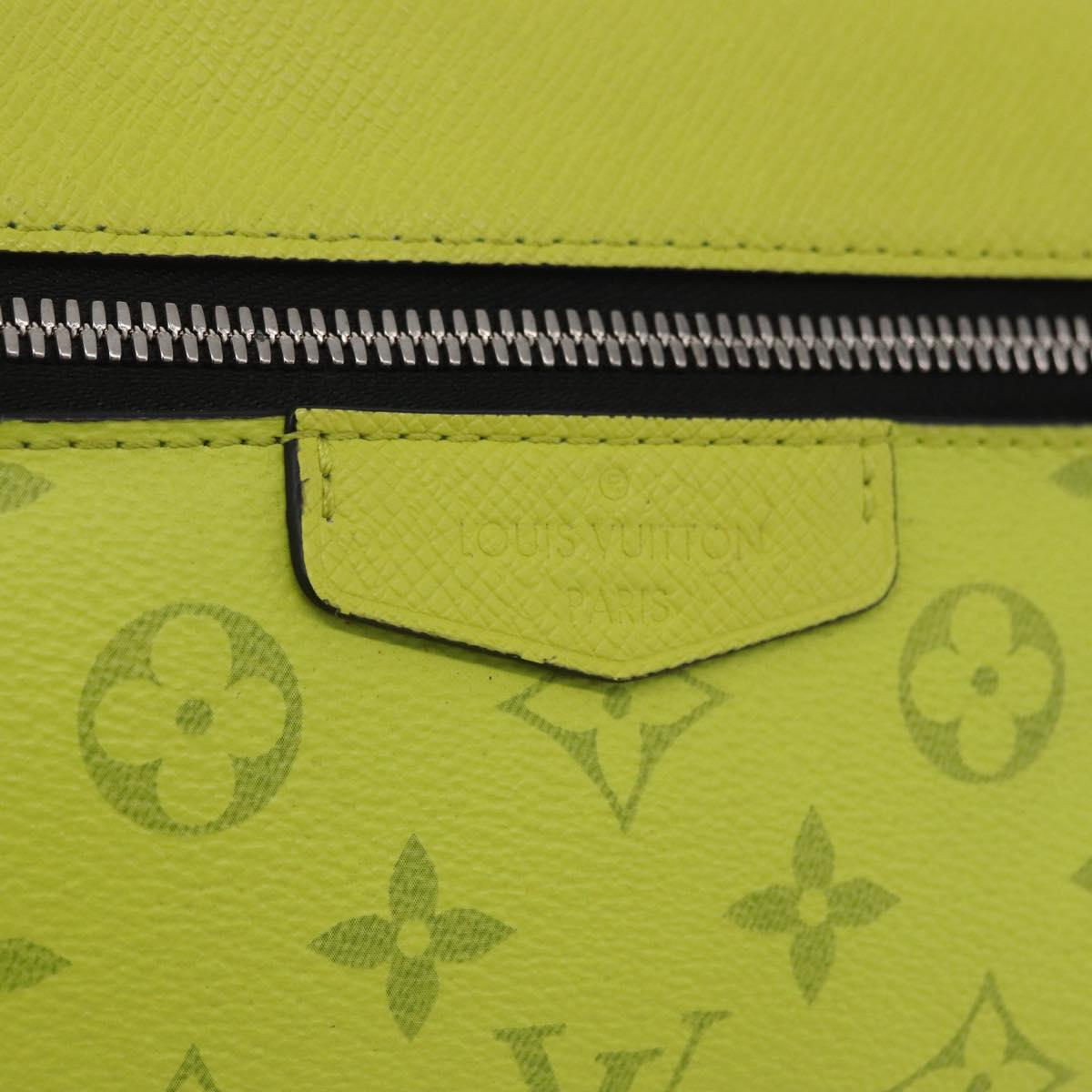 LOUIS VUITTON Taigalama Outdoor Messenger PM Bag Yellow M30239 LV Auth 202236M