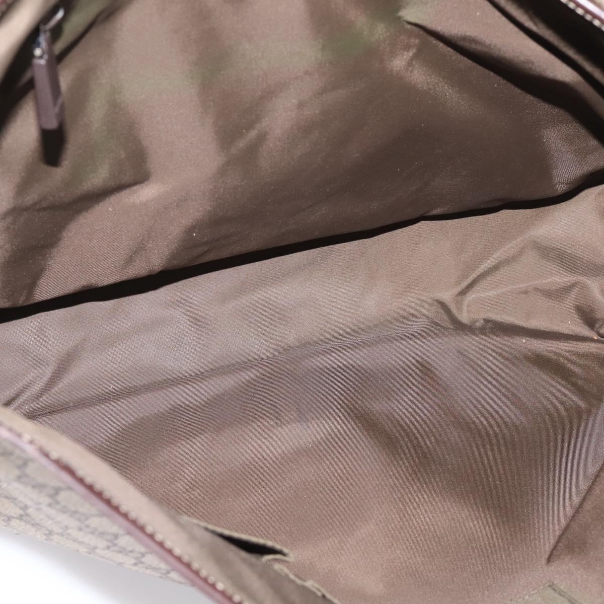 GUCCI GG Supreme Shoulder Bag PVC Beige 222291 Auth 202237