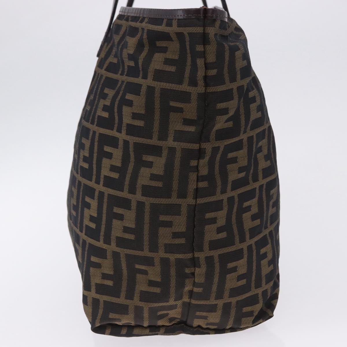 FENDI Zucca Canvas Tote Bag Brown Auth 202245A