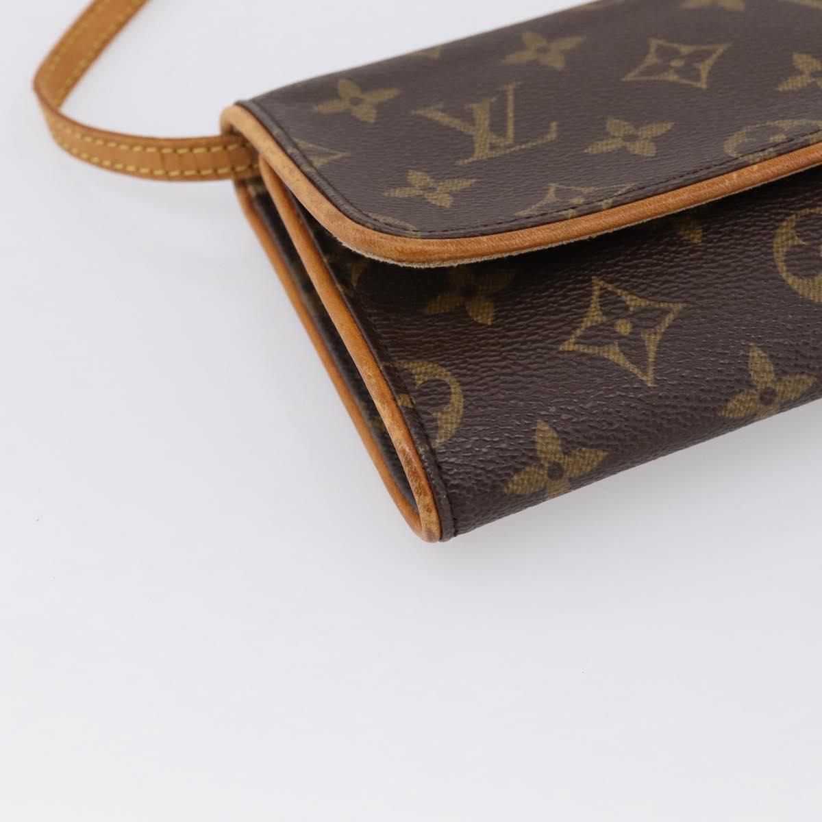 LOUIS VUITTON Monogram Pochette Twin GM Shoulder Bag M51852 LV Auth 202254