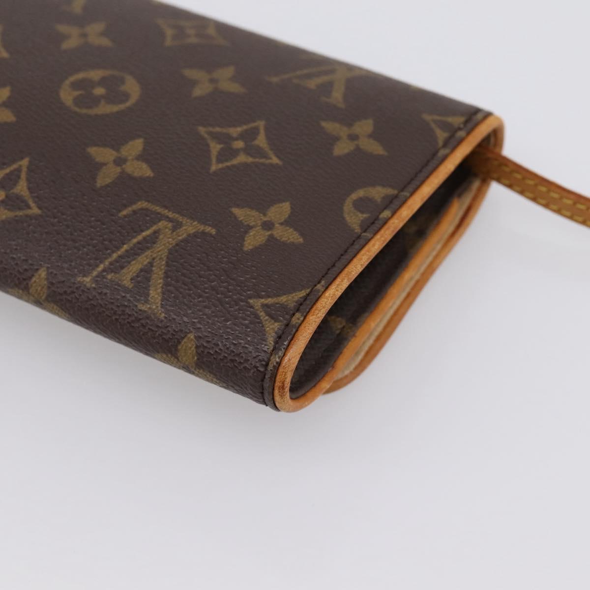 LOUIS VUITTON Monogram Pochette Twin GM Shoulder Bag M51852 LV Auth 202254