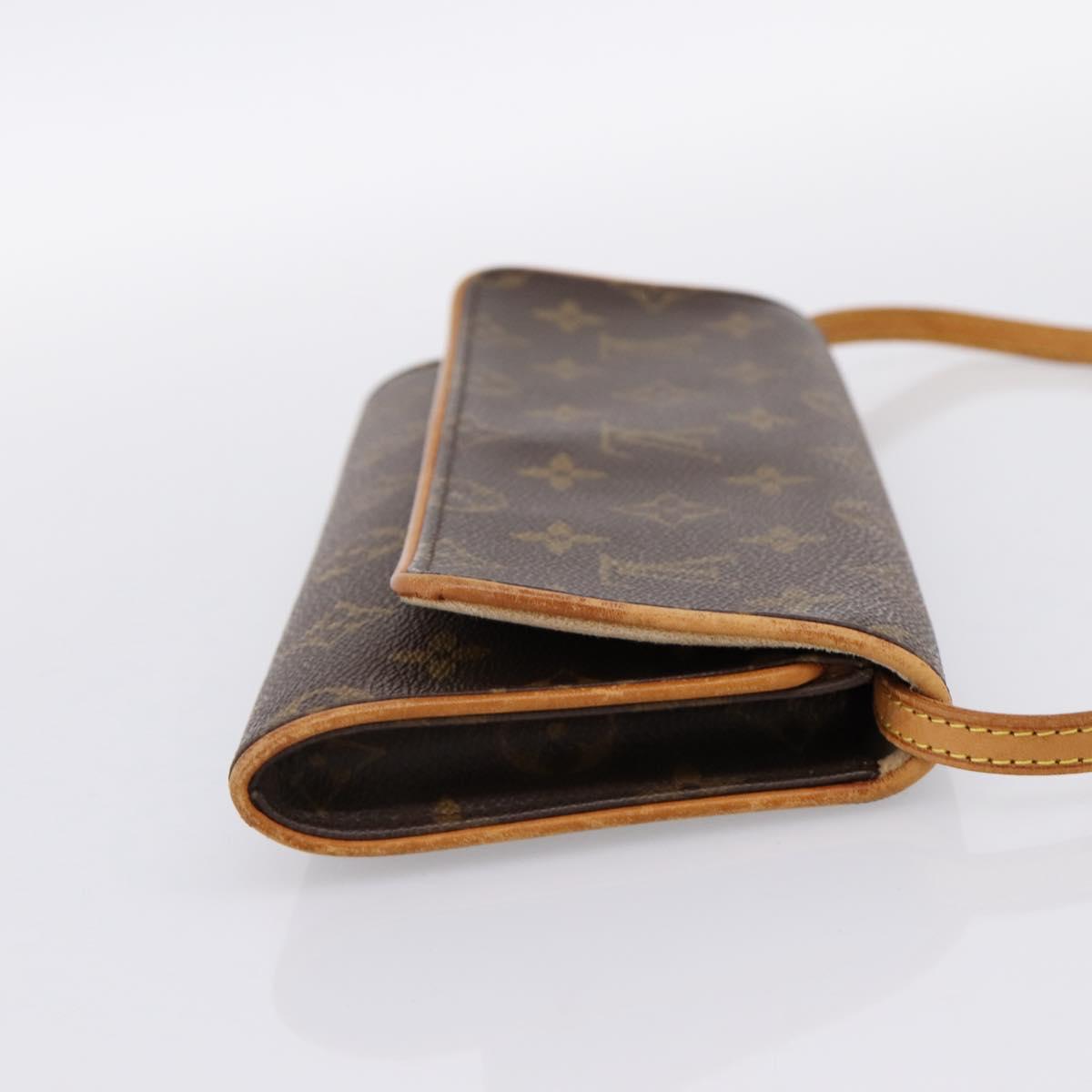 LOUIS VUITTON Monogram Pochette Twin GM Shoulder Bag M51852 LV Auth 202254