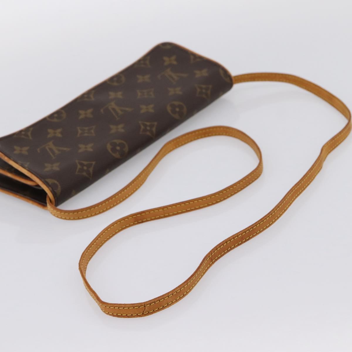 LOUIS VUITTON Monogram Pochette Twin GM Shoulder Bag M51852 LV Auth 202254