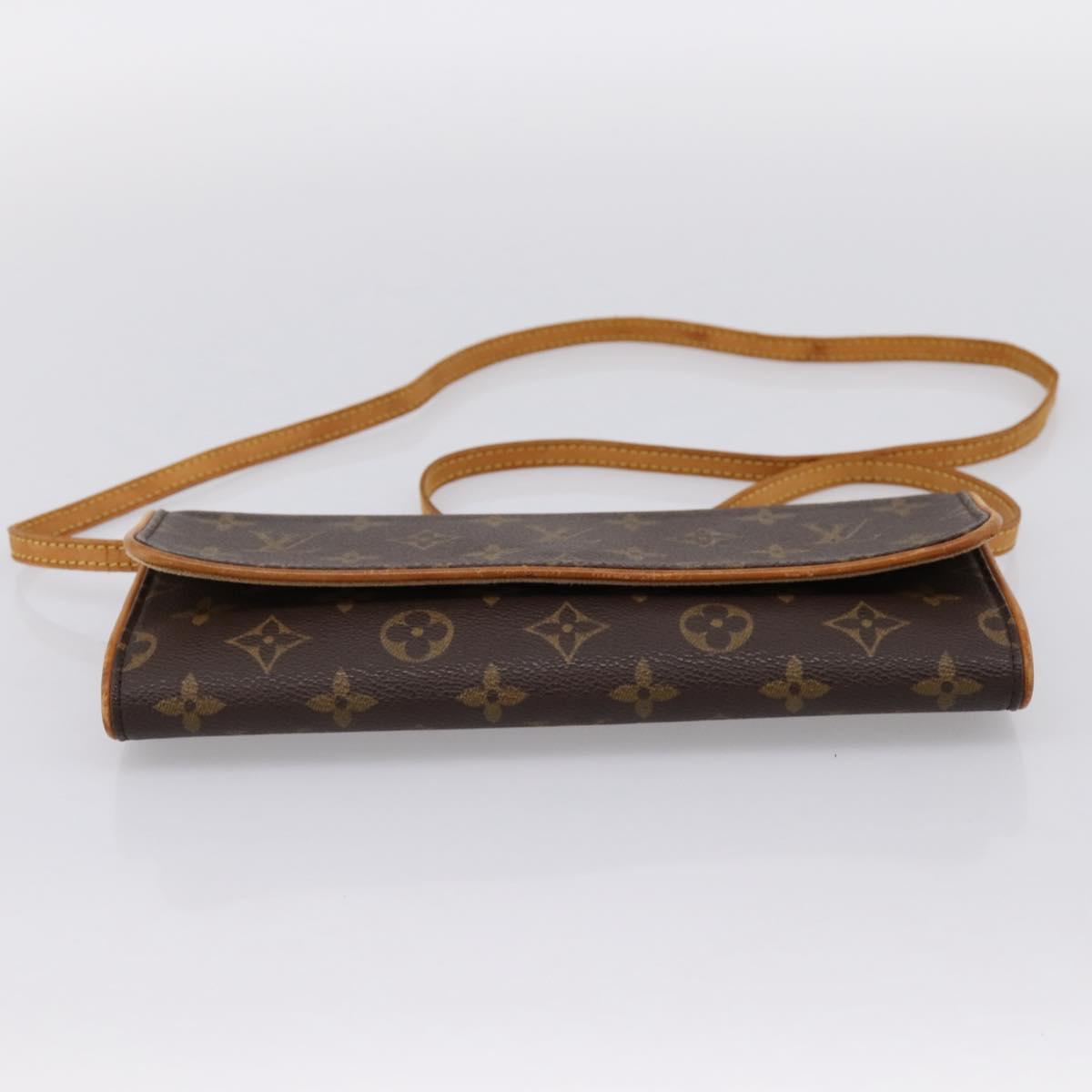 LOUIS VUITTON Monogram Pochette Twin GM Shoulder Bag M51852 LV Auth 202254