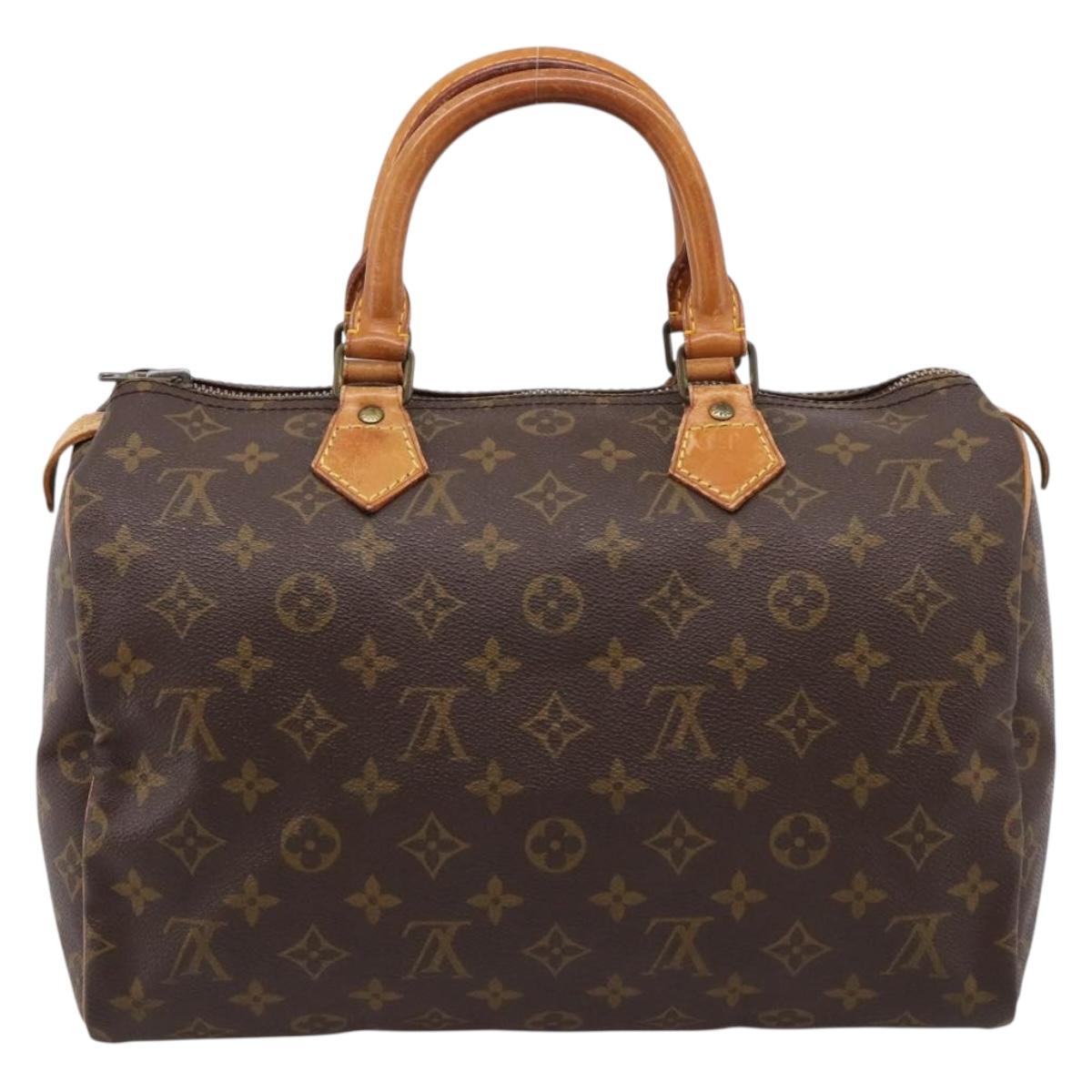 LOUIS VUITTON Monogram Speedy 30 Hand Bag M41526 LV Auth 202282A