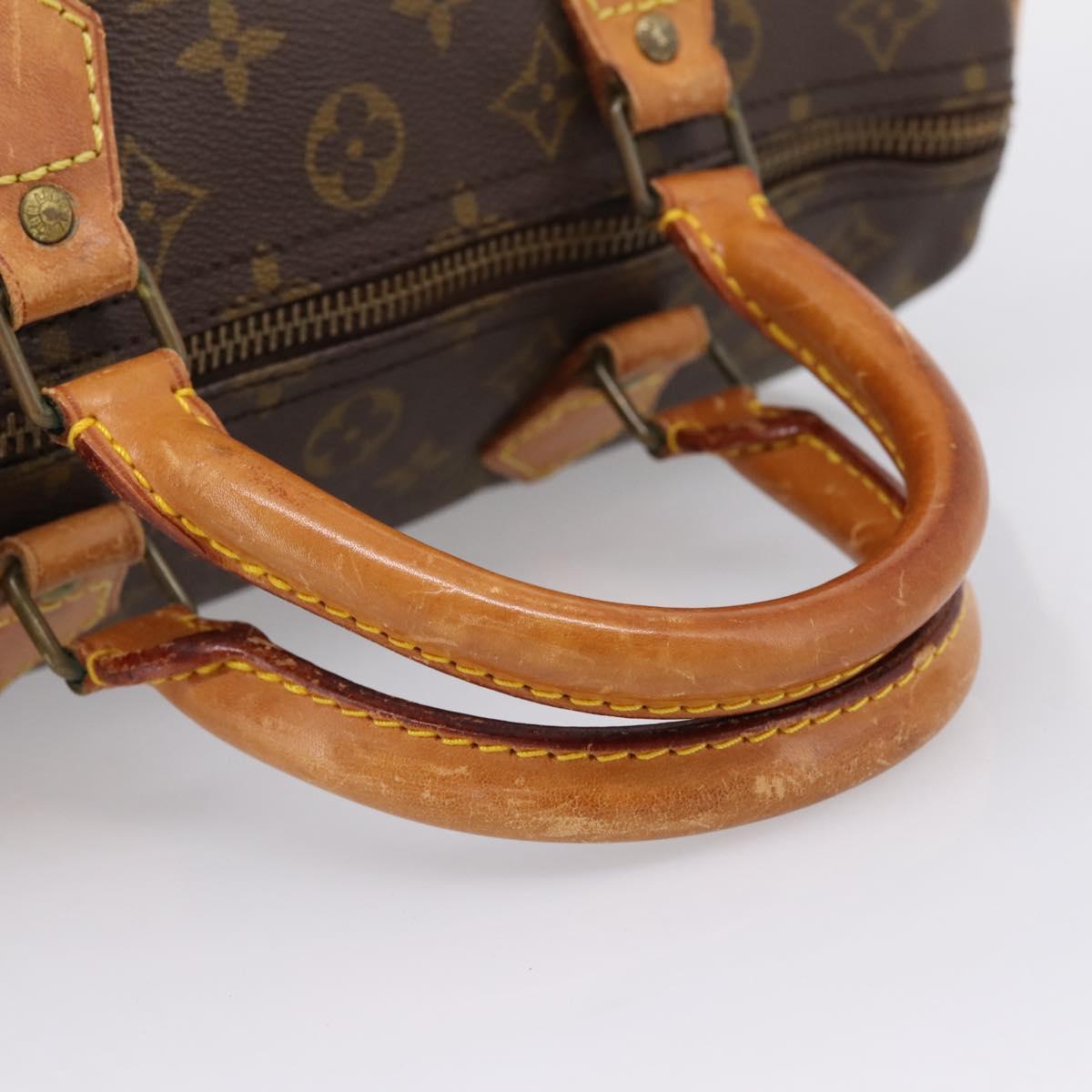 LOUIS VUITTON Monogram Speedy 30 Hand Bag M41526 LV Auth 202282A
