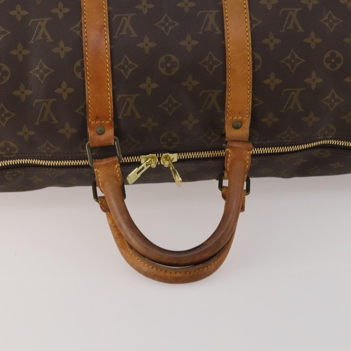 LOUIS VUITTON Monogram Keepall 50 Boston Bag M41426 LV Auth 202283A
