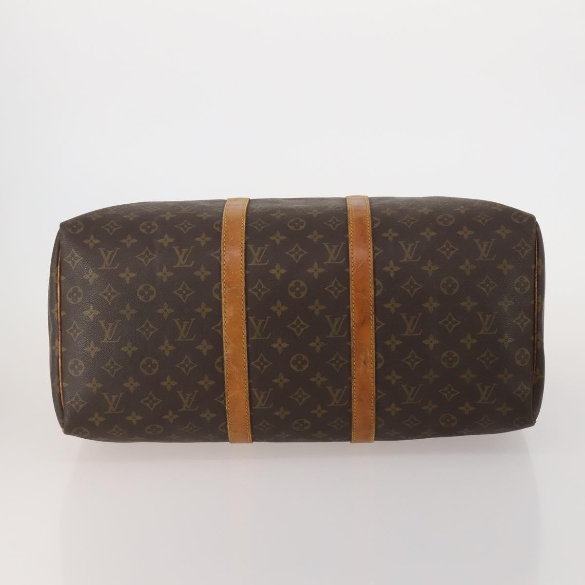 LOUIS VUITTON Monogram Keepall 50 Boston Bag M41426 LV Auth 202283A