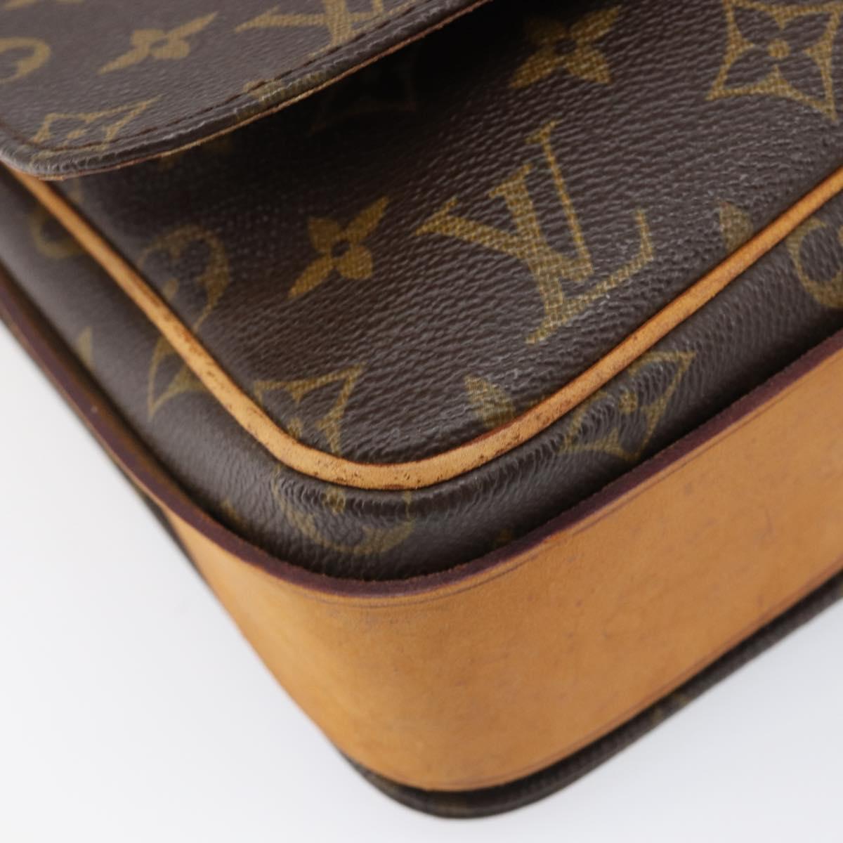 LOUIS VUITTON Monogram Cartouchiere GM Shoulder Bag M51252 LV Auth 202286