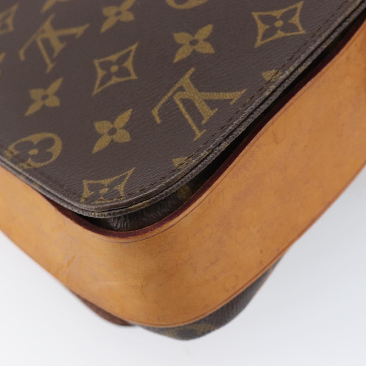 LOUIS VUITTON Monogram Cartouchiere GM Shoulder Bag M51252 LV Auth 202286
