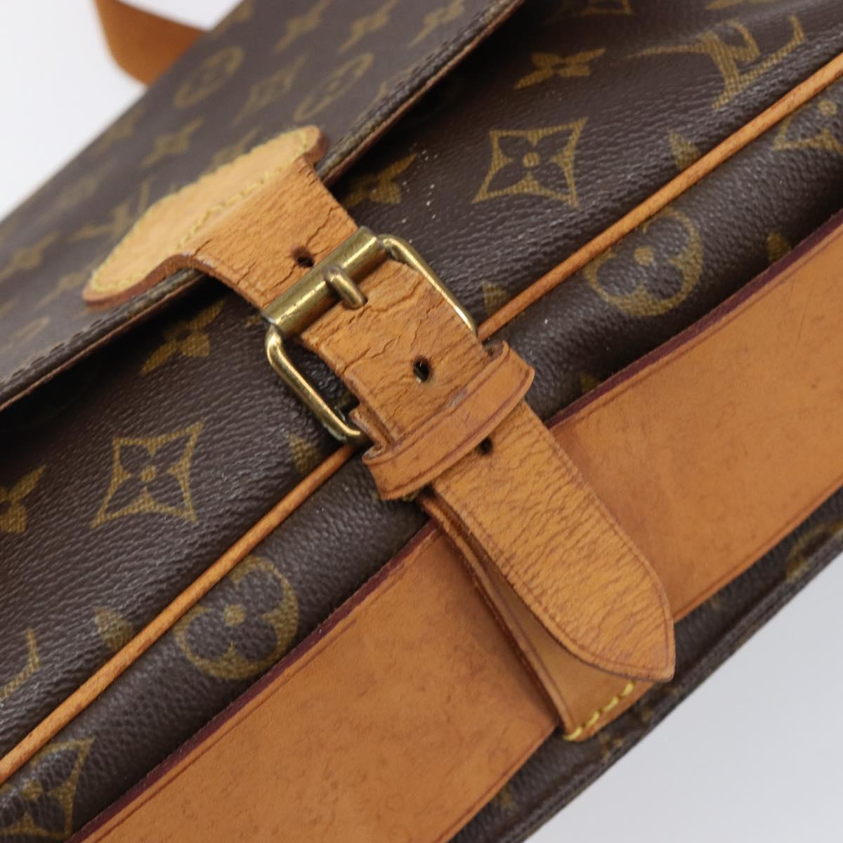 LOUIS VUITTON Monogram Cartouchiere GM Shoulder Bag M51252 LV Auth 202286