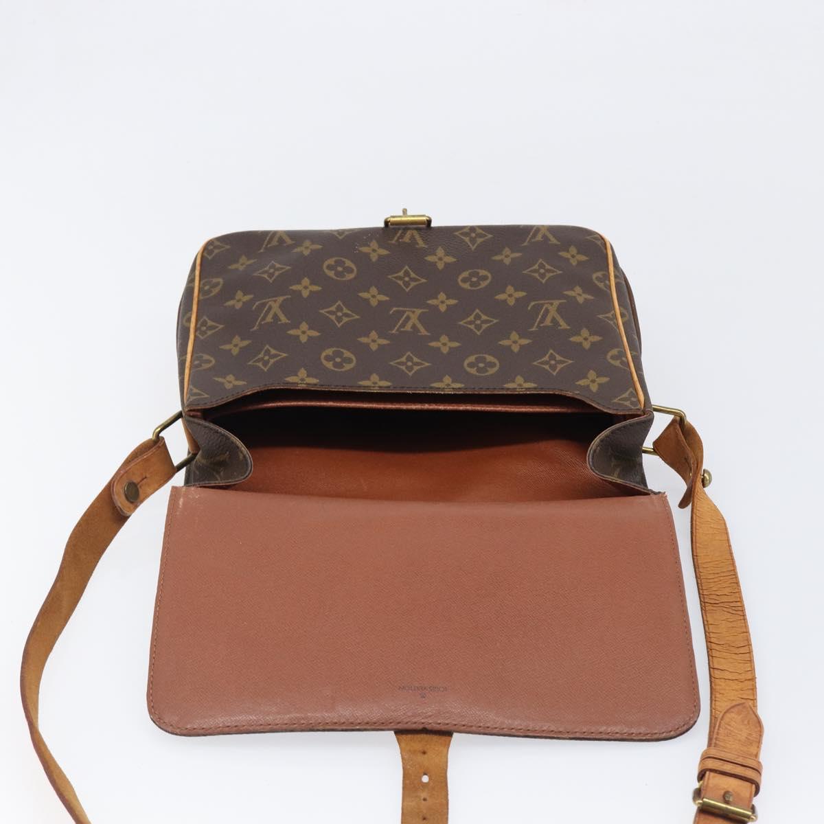 LOUIS VUITTON Monogram Cartouchiere GM Shoulder Bag M51252 LV Auth 202286