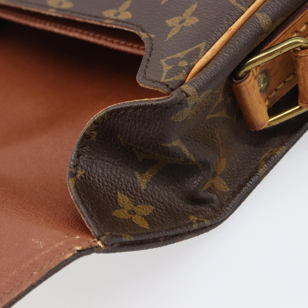 LOUIS VUITTON Monogram Cartouchiere GM Shoulder Bag M51252 LV Auth 202286