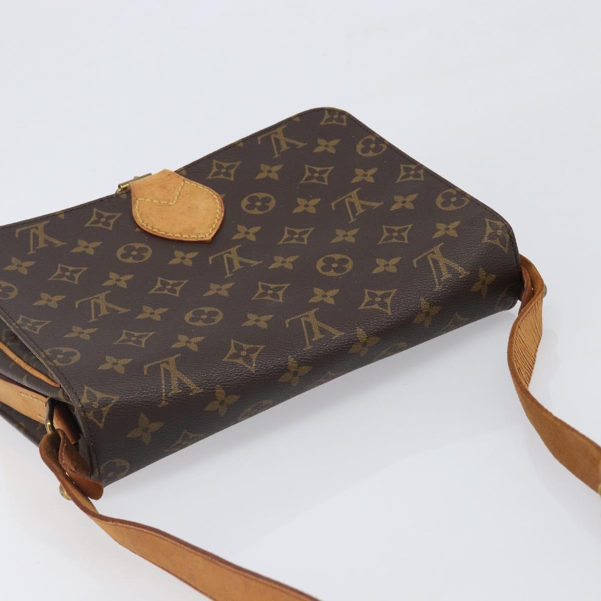 LOUIS VUITTON Monogram Cartouchiere GM Shoulder Bag M51252 LV Auth 202286