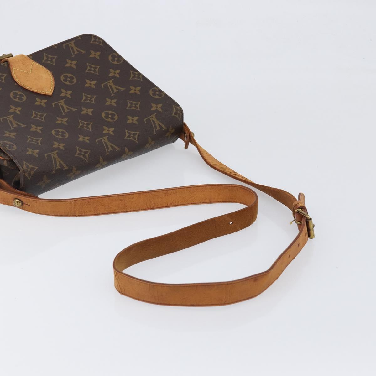LOUIS VUITTON Monogram Cartouchiere GM Shoulder Bag M51252 LV Auth 202286