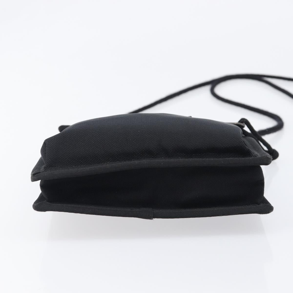 BALENCIAGA Explorer Shoulder Bag Canvas Black White 532298 Auth 202287A