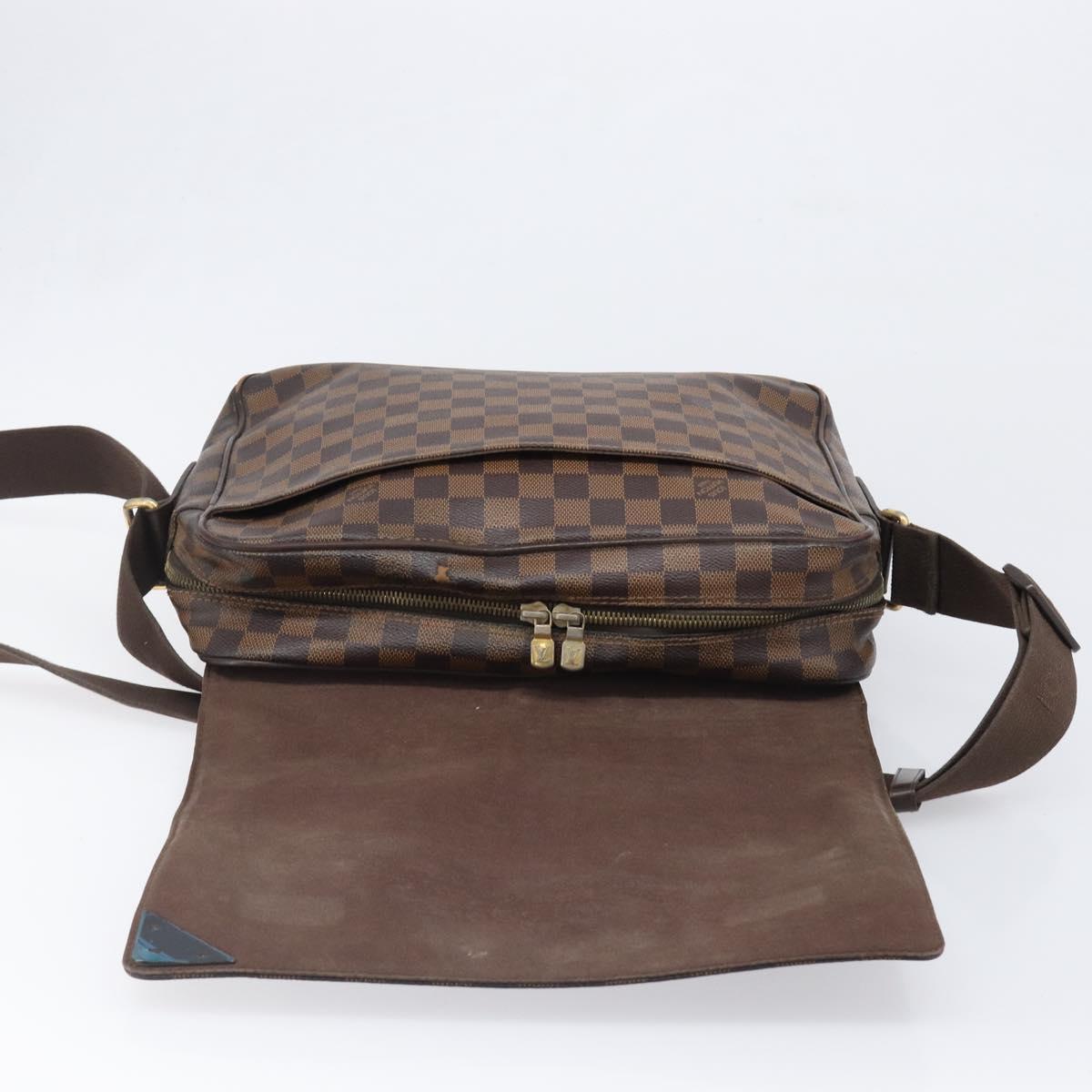 LOUIS VUITTON Damier Ebene Shelton MM Shoulder Bag N41149 LV Auth 202289
