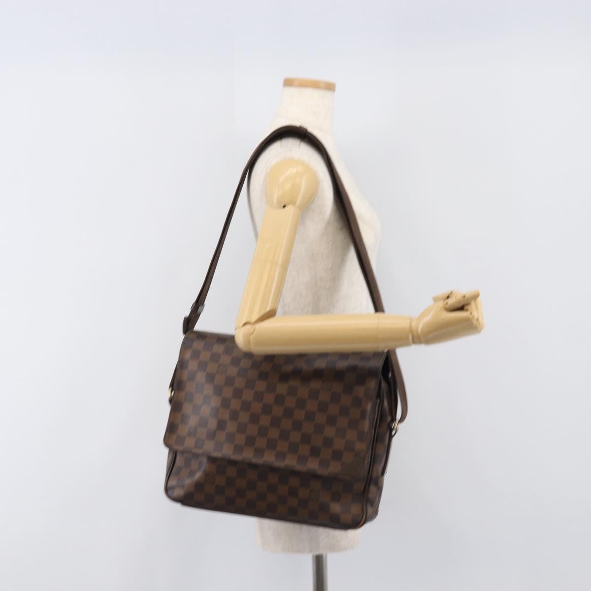 LOUIS VUITTON Damier Ebene Shelton MM Shoulder Bag N41149 LV Auth 202289