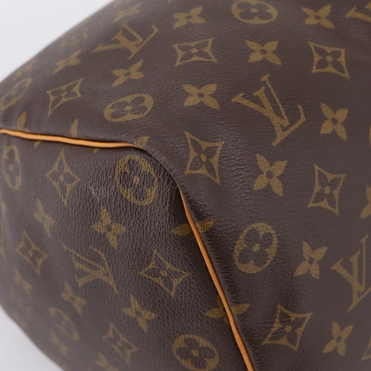 LOUIS VUITTON Monogram Speedy 35 Hand Bag M41524 LV Auth 202296V