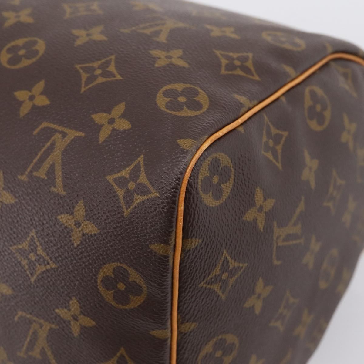 LOUIS VUITTON Monogram Speedy 35 Hand Bag M41524 LV Auth 202296V