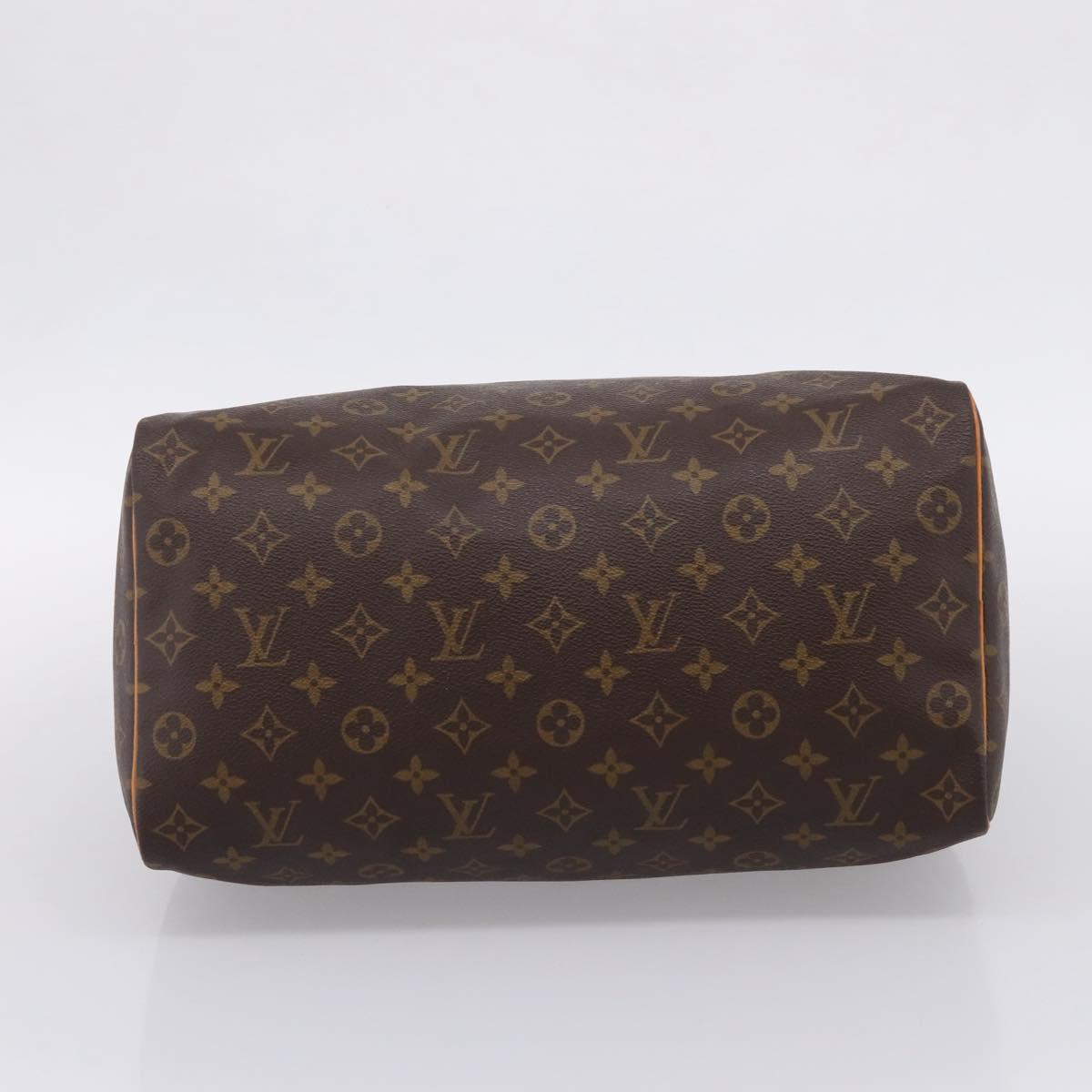 LOUIS VUITTON Monogram Speedy 35 Hand Bag M41524 LV Auth 202296V