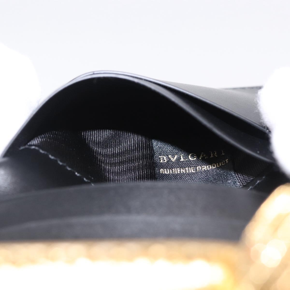 BVLGARI Serpenti Wallet Leather Gold Auth 202311M