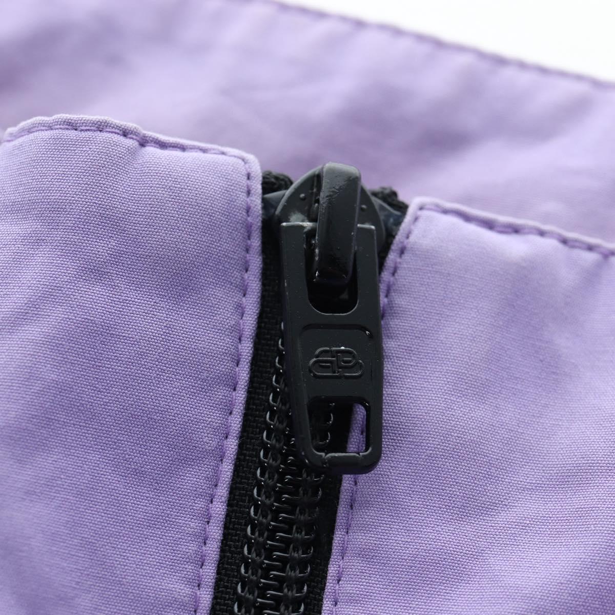 BALENCIAGA Track Jacket Cotton Purple Black Auth 202324M