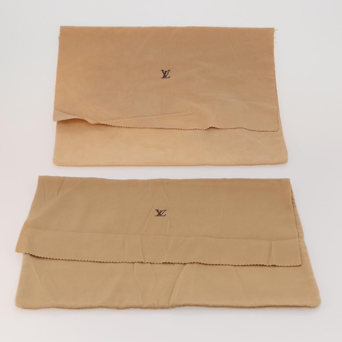 LOUIS VUITTON Dust Bag Cotton Set of 20 Beige LV Auth 202401