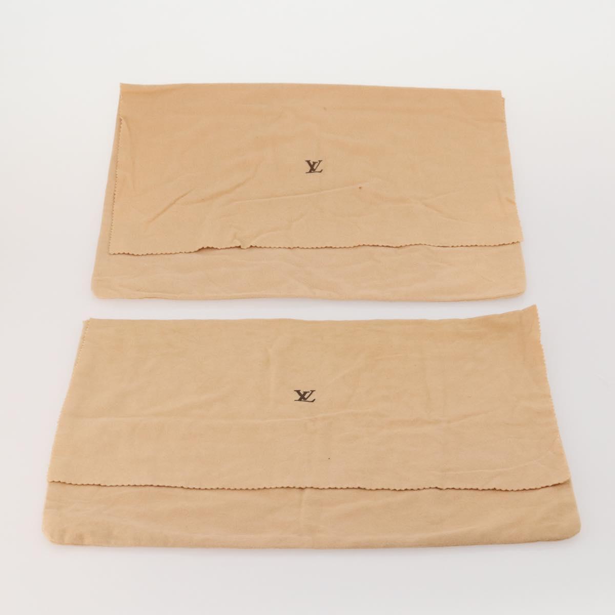 LOUIS VUITTON Dust Bag Cotton Set of 20 Beige LV Auth 202401