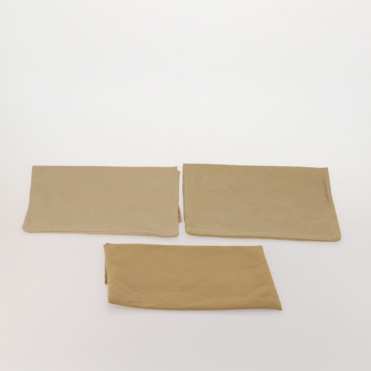 LOUIS VUITTON Dust Bag Cotton 30 set Beige LV Auth 202403