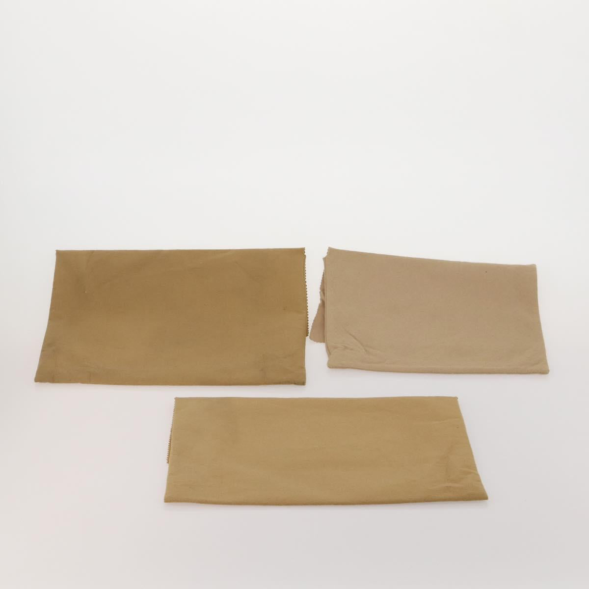 LOUIS VUITTON Dust Bag Cotton 30 set Beige LV Auth 202403