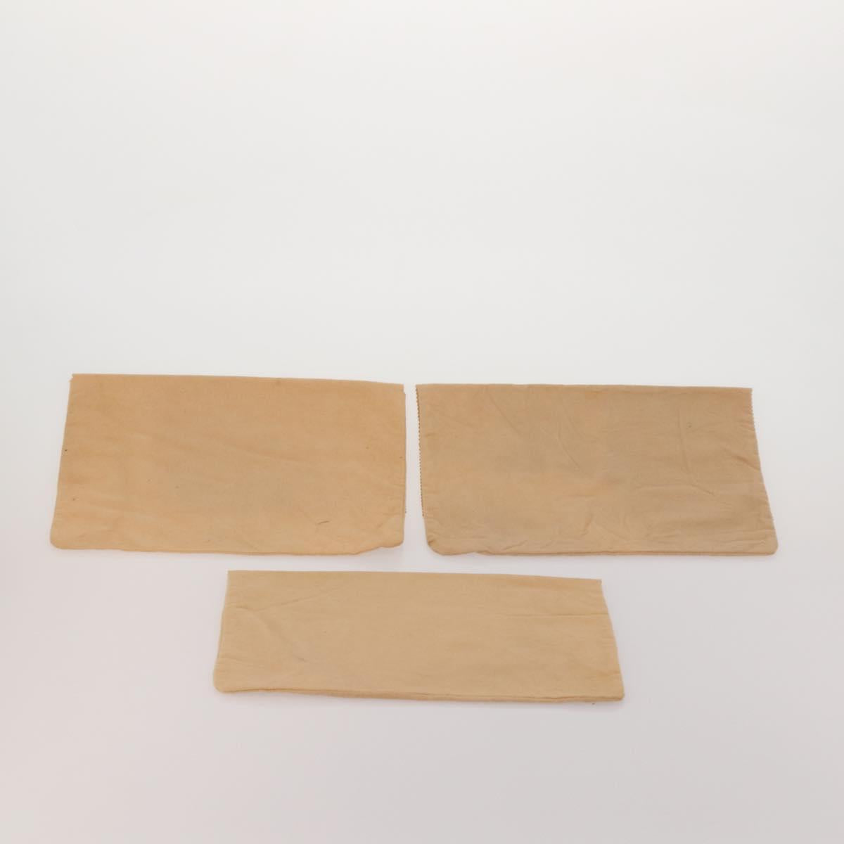 LOUIS VUITTON Dust Bag Cotton 30 Set Beige LV Auth 202404