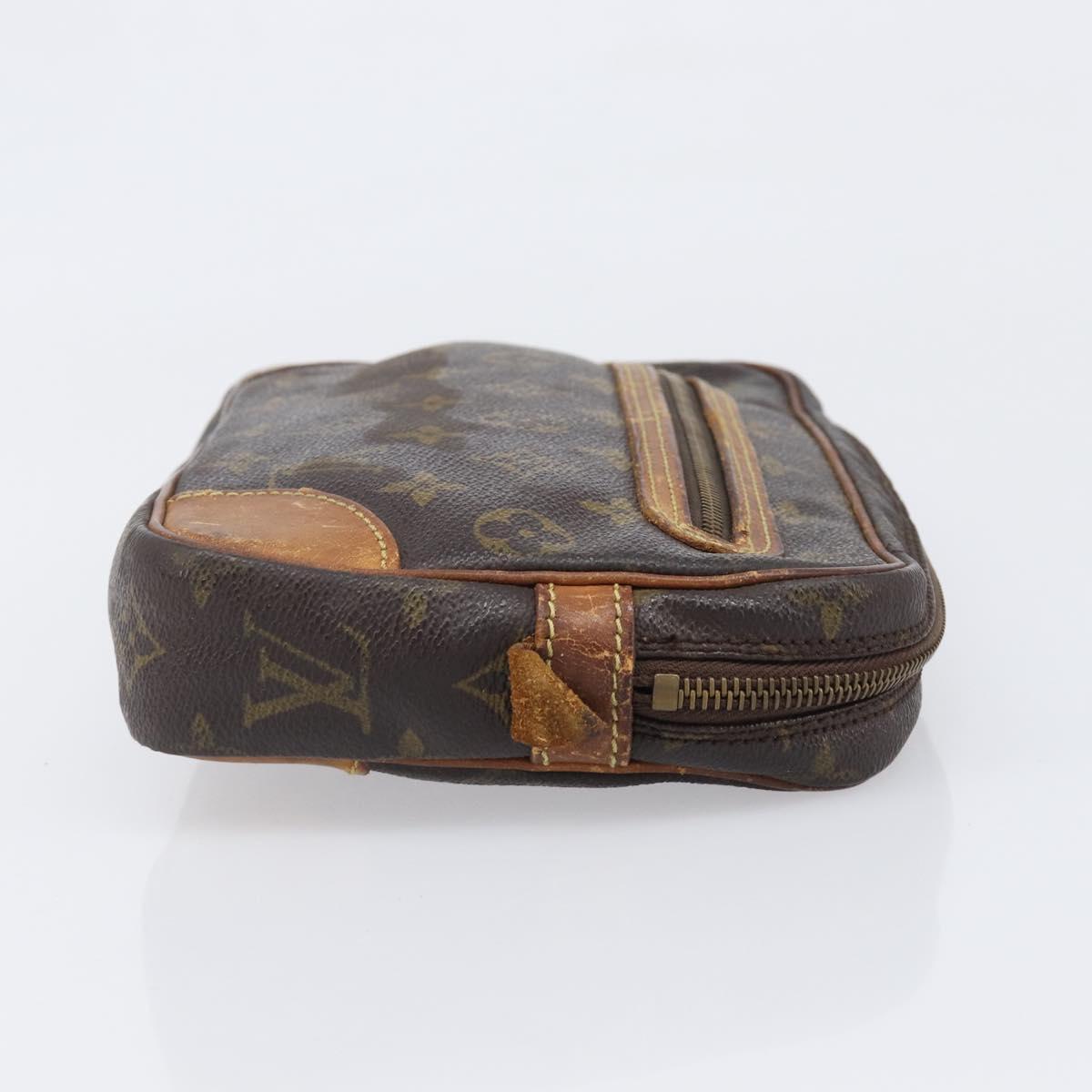 LOUIS VUITTON Monogram Marly Dragonne GM Clutch Bag 2 Set M51825 LV Auth 202425